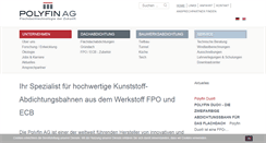 Desktop Screenshot of polyfin.de