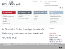 Tablet Screenshot of polyfin.de